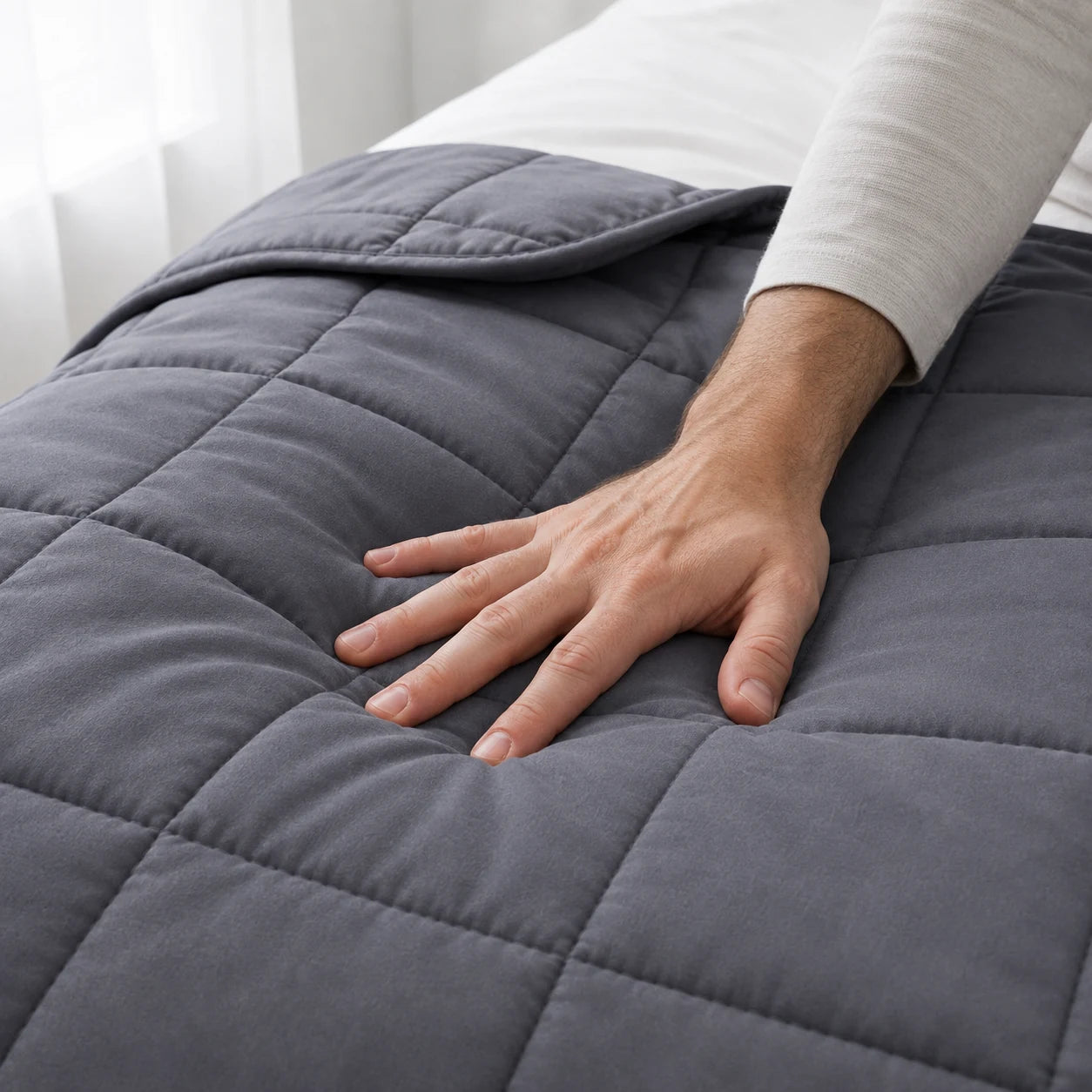 Couverture Lestée d'Été 9 kg — Gris