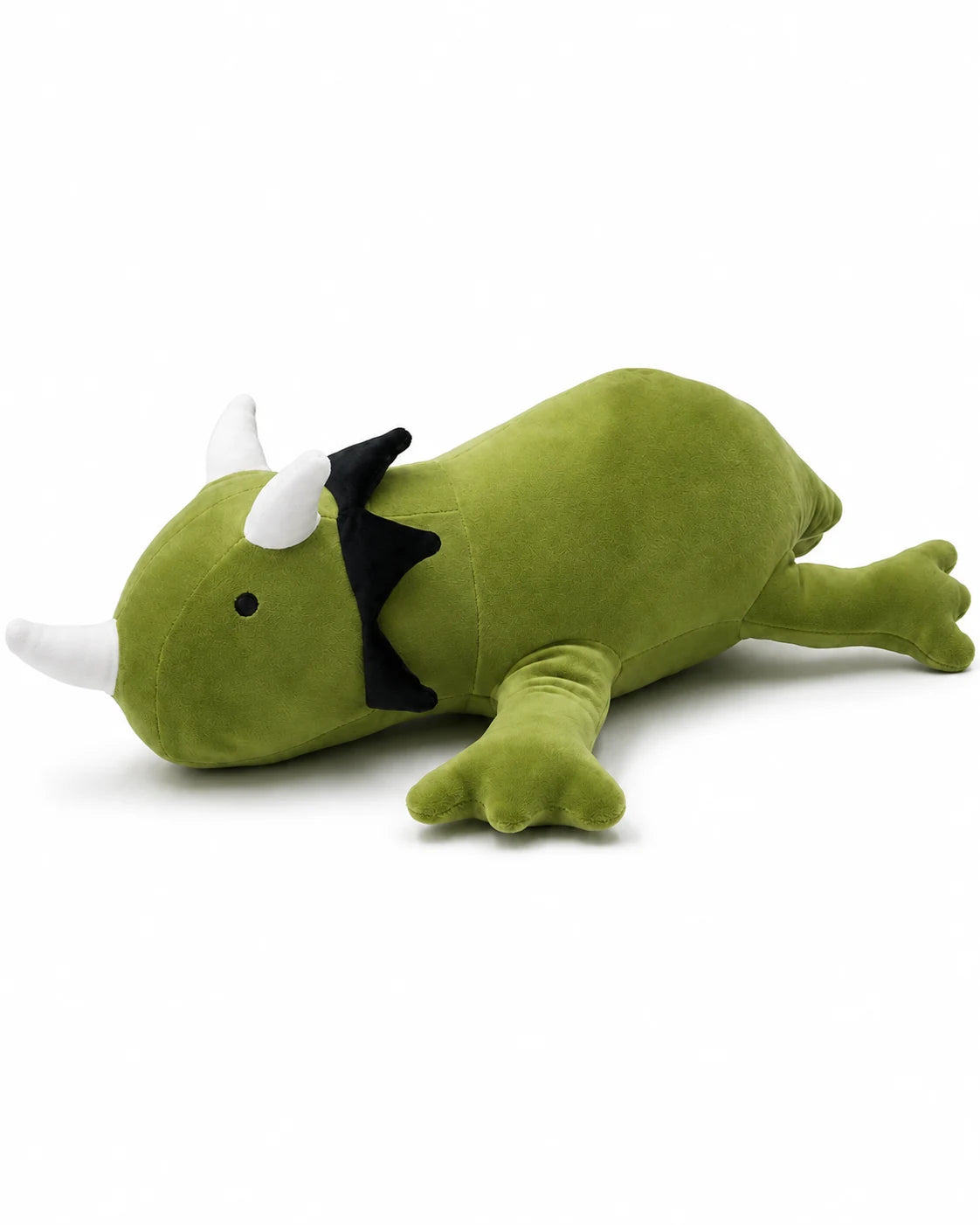 Peluche Lestée Dinosaure Tricératops — Vert