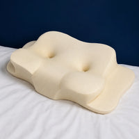 Oreiller Mémoire de Forme Ergonomique — Housse Rafraîchissante Lavable