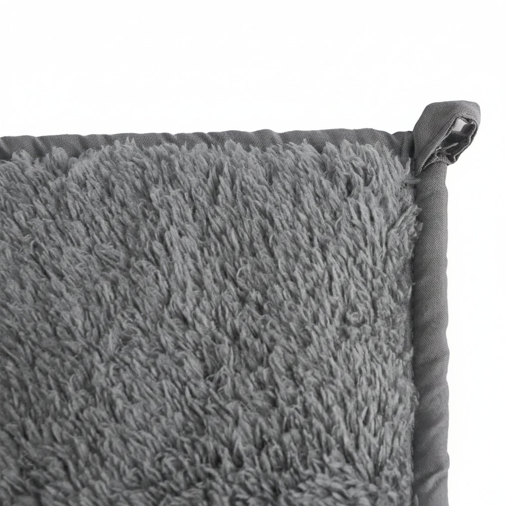Couverture Lestée Adulte Face Polaire Sherpa — Gris