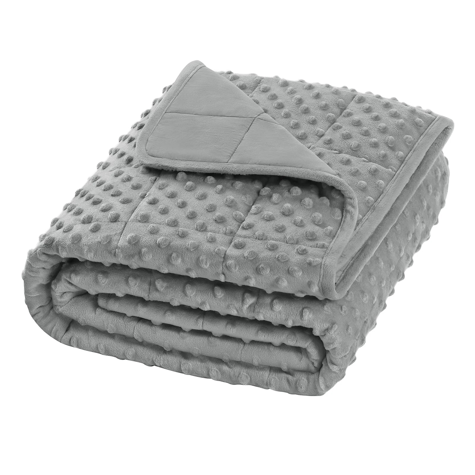 Couverture Lestée Enfant Autisme Double Face Coton — Gris