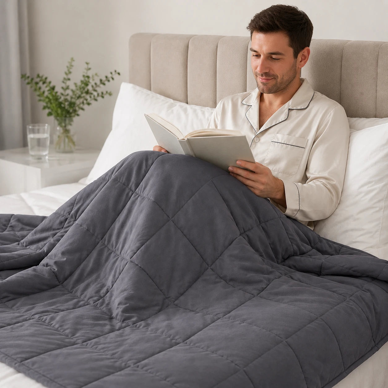 Couverture Lestée d'Été 9 kg — Gris