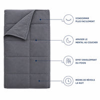 Couverture Lestée d'Été 9 kg — Gris