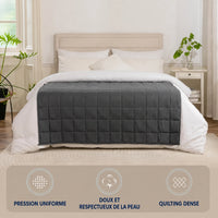 Couverture Lestée Adulte Toutes Saisons — Gris