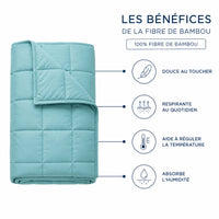 Couverture Lestée Bambou Respirant — 4,5 à 9 kg