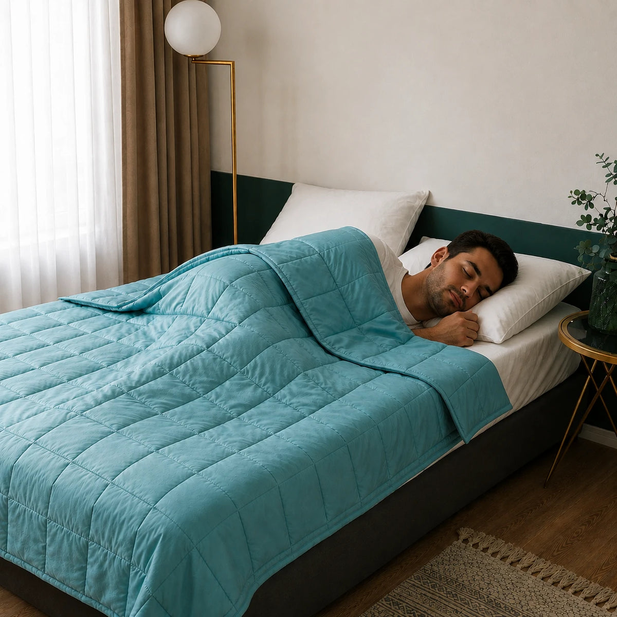 Couverture Lestée Bambou Respirant — 4,5 à 9 kg