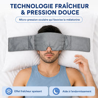 Masque de Nuit Lesté Occultant — Bandeau Sommeil